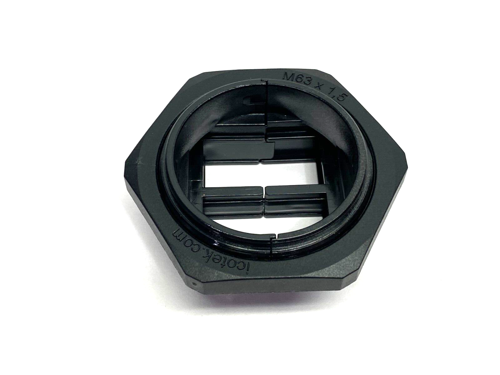 Icotek 45115 Circular Split Cable Gland, M63 x 1,5, KVT 63/4, Black, LOT OF 2 - Maverick Industrial Sales
