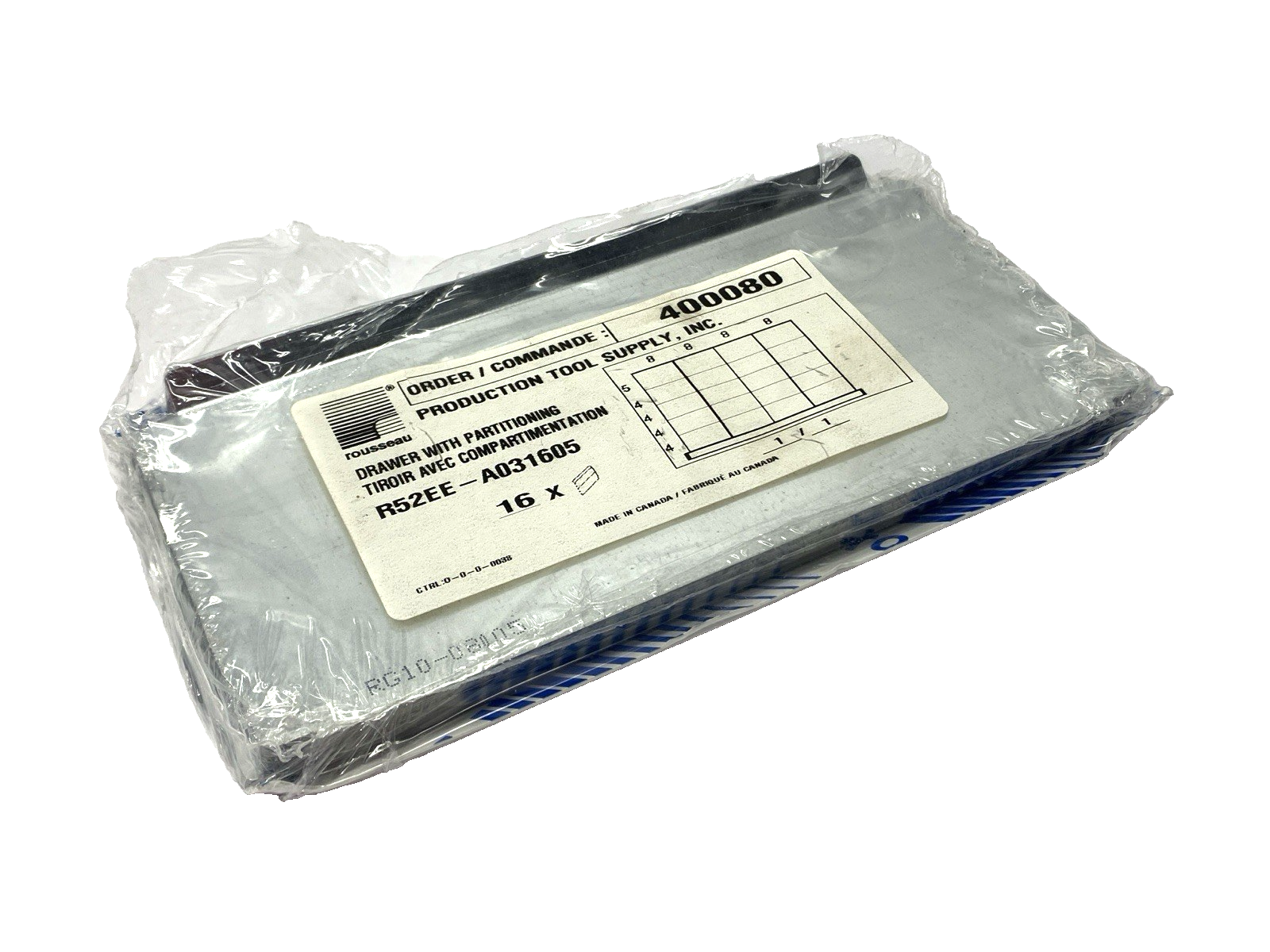 R52EE-A031605 | Rousseau Drawer Partitioning PACK OF 15 - New – Open box - Maverick Industrial Sales