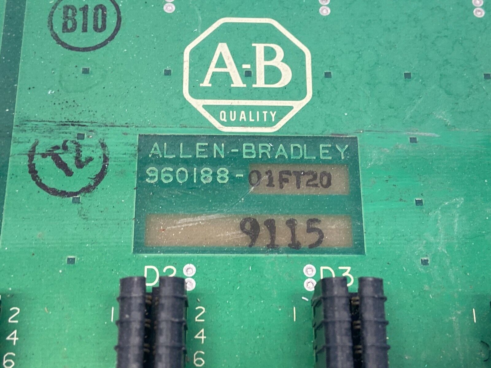 Allen Bradley 960188-01FT20 Backplane Circuit Board for 1771-A2B I/O Chassis - Maverick Industrial Sales