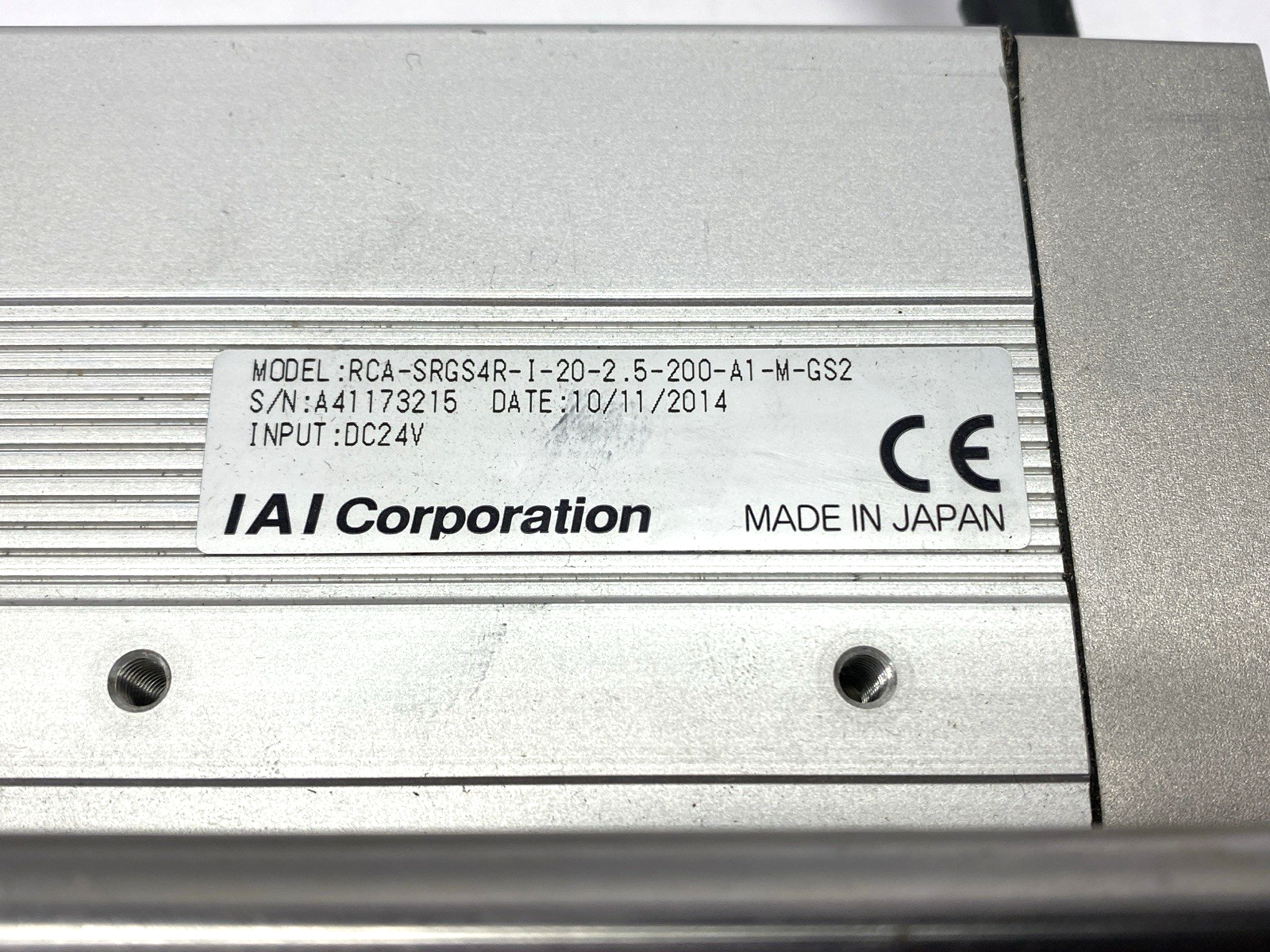 RCA-SRGS4R-I-20-2.5-200-A1-M-GS2 | IAI Robo Cylinder Actuator 200mm Stroke - Used - Maverick Industrial Sales