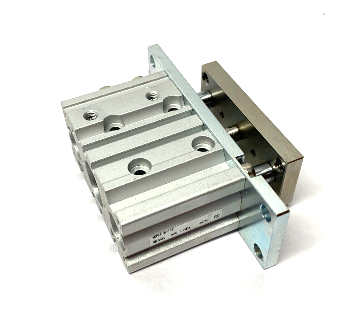 SMC MGPLF16-10Z Flange Mount Compact Cylinder 16mm Bore 10mm Stroke - Maverick Industrial Sales