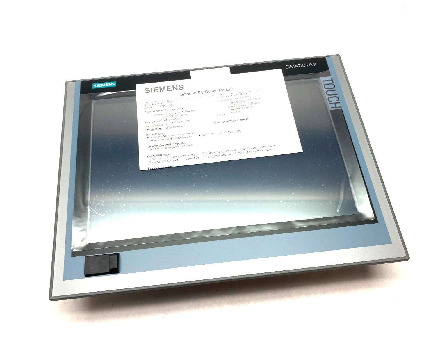 Siemens 6AV7882-0DB30-6CA0 SIMATIC IPC277E Nanopanel 15" Touchscreen Celeron - Maverick Industrial Sales