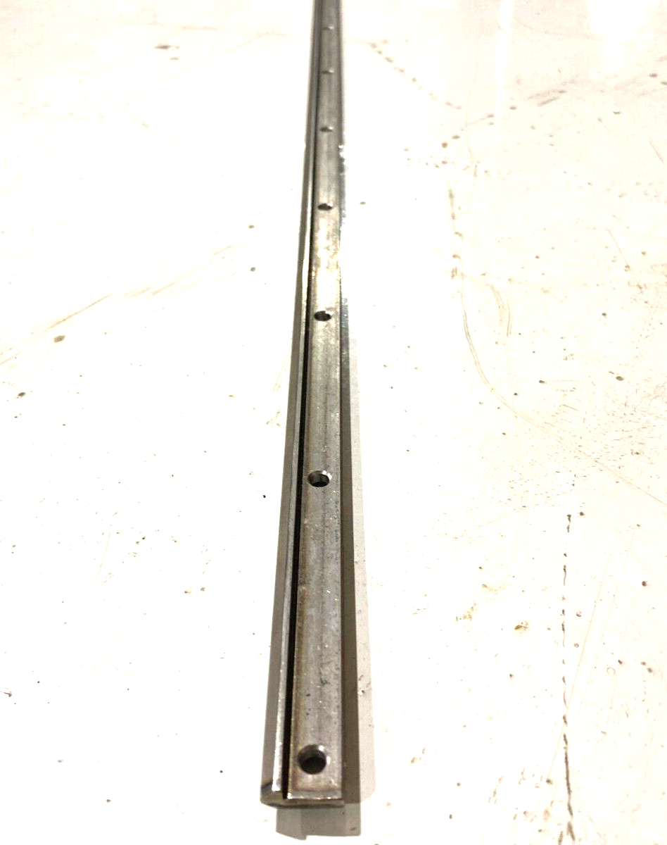 Bishop Wisecarver WZ-37 Steel Linear Rail Track 17-Holes 1235.2 mm - Maverick Industrial Sales