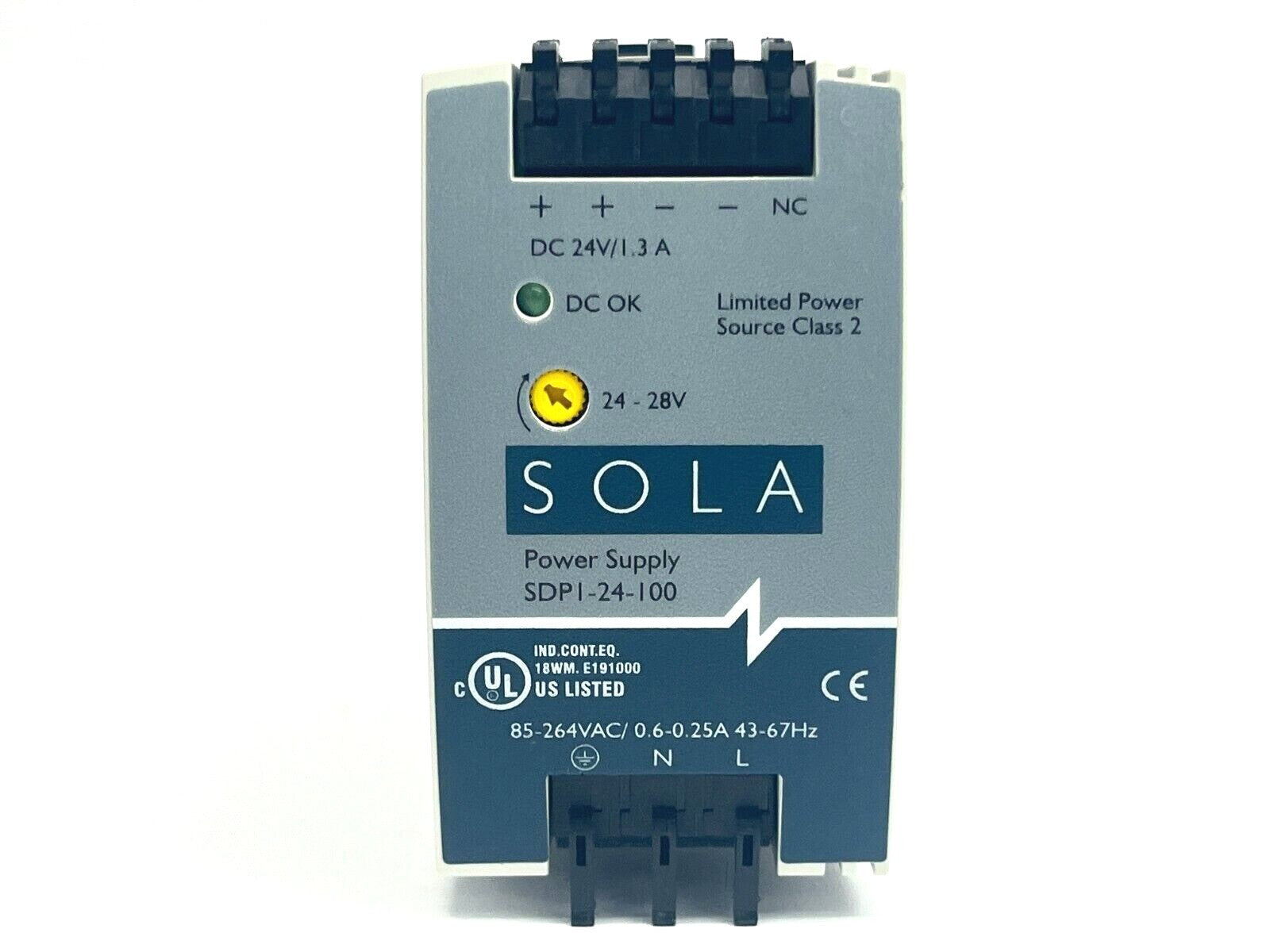Sola SDP1-24-100 Power Supply 1.3A 24VDC - Maverick Industrial Sales