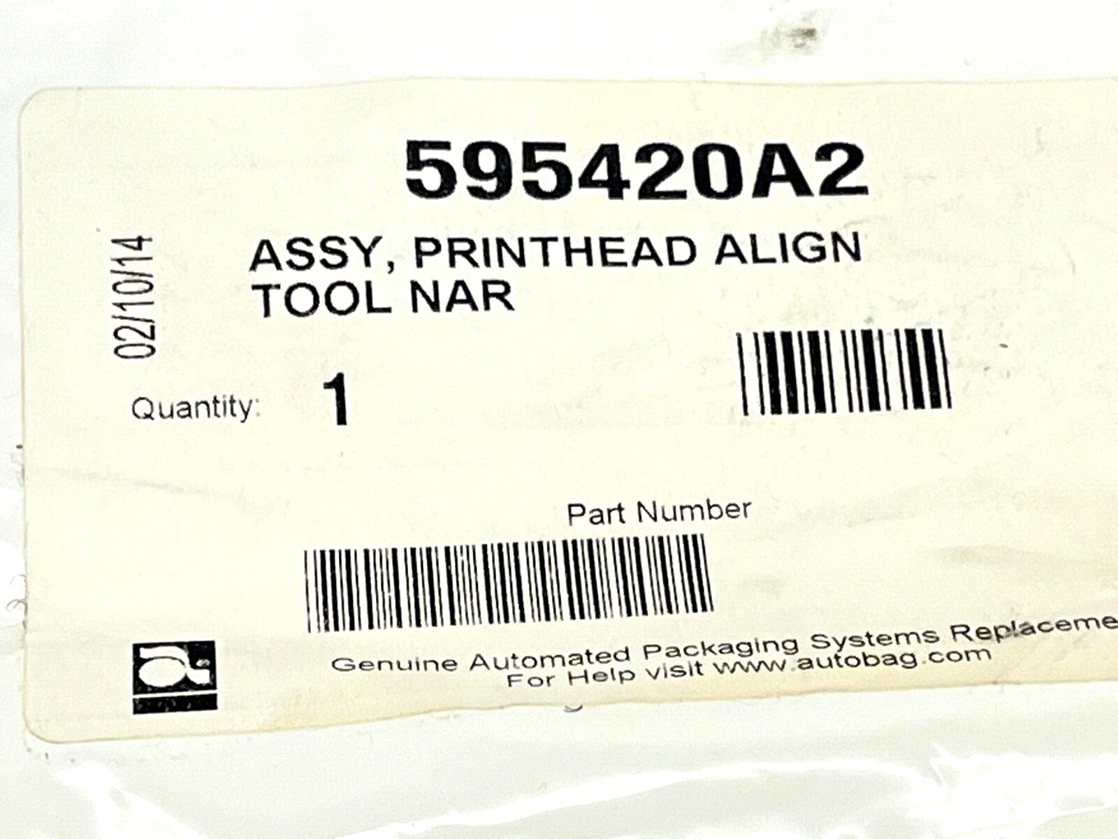 Automated Packaging Systems 595420A2 Printhead Align Tool - Maverick Industrial Sales