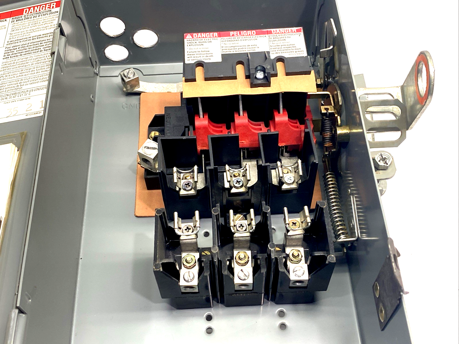 PQ4203G | Square D I-Line Plug-In Busway Unit, Vertical, 30A 240VAC 4-Pole 3-Fuse - Used - Maverick Industrial Sales