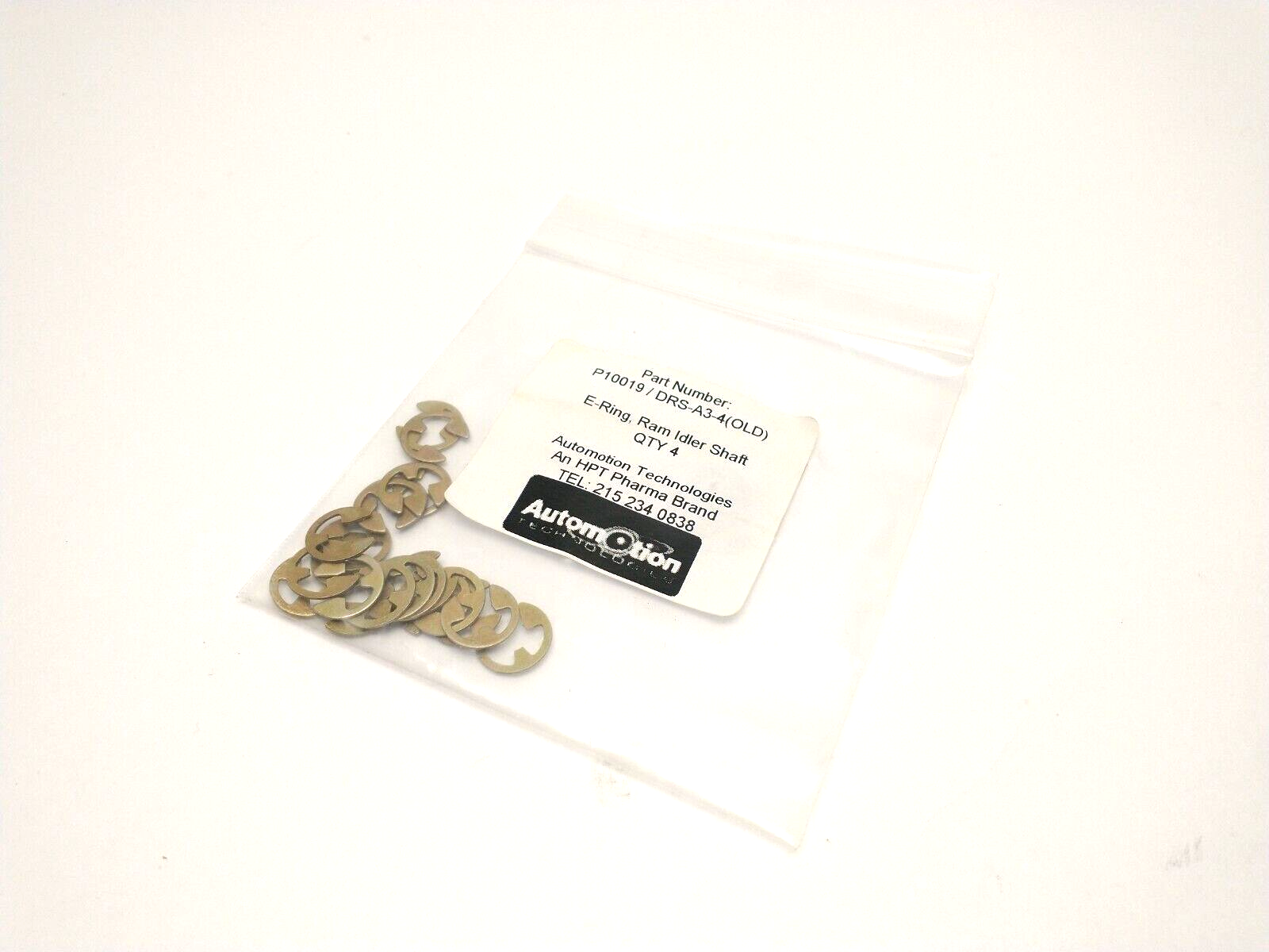 Automotion Technologies P10019 Ram Idler Shaft E-Ring DRS-A3-4 LOT OF 25 - Maverick Industrial Sales