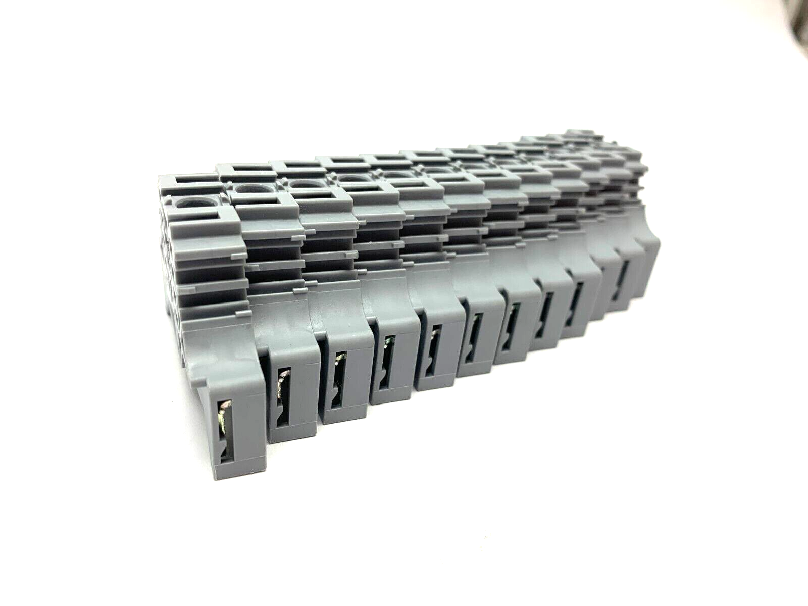 ABB Entrelec BAM 2 End Stops Gray 1SNA206351R1600 LOT OF 12 - Maverick Industrial Sales