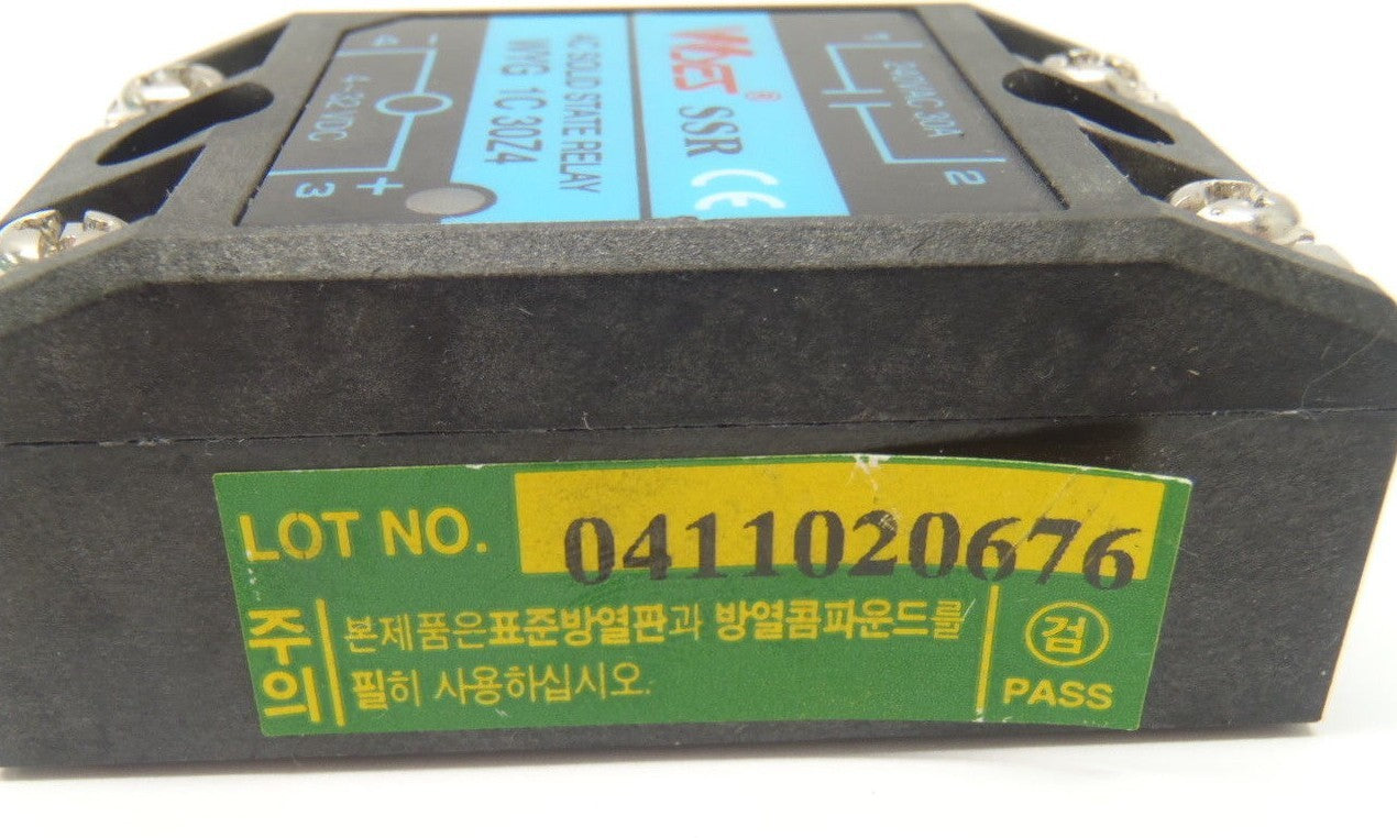 Wyes SSR WYG1C30Z4 Single Phase Solid State Relays 240VAC - Maverick Industrial Sales