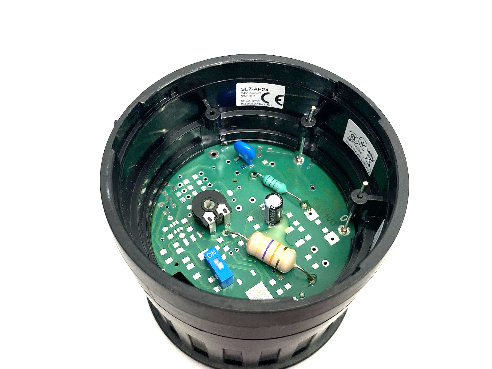 SL7-AP24 | Eaton Stacklight Acoustic Module Continuous or pulse 70mm Black, 24V - Used - Maverick Industrial Sales
