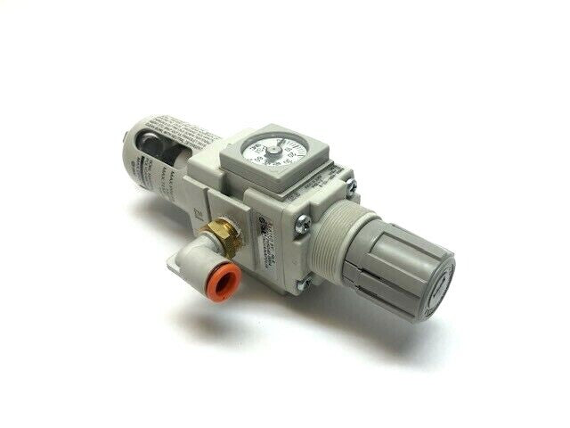 SMC AW20K-N02BE-1CZ-B-X34US30-100 Pneumatic Filter Regulator - Maverick Industrial Sales