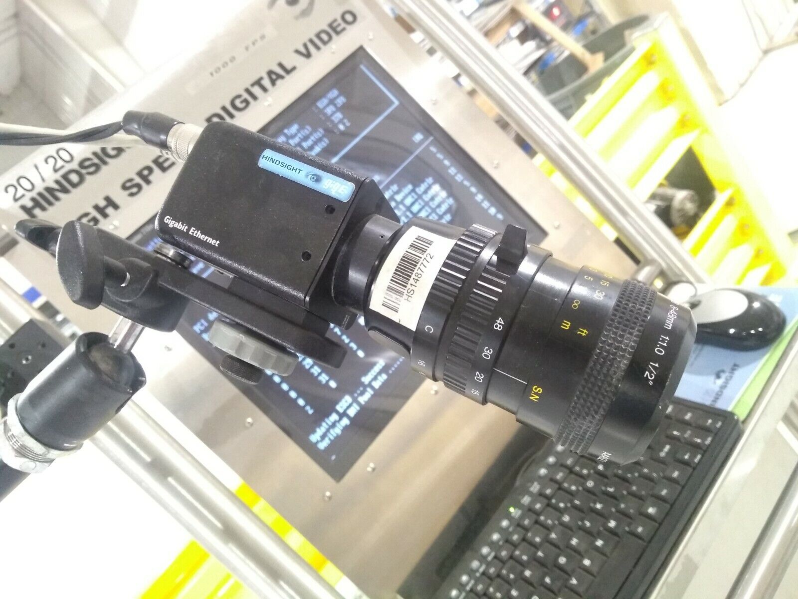 Hindsight 20/20 gigE 1000 FPS High Speed Video Monitoring System Rainbow Lens - Maverick Industrial Sales