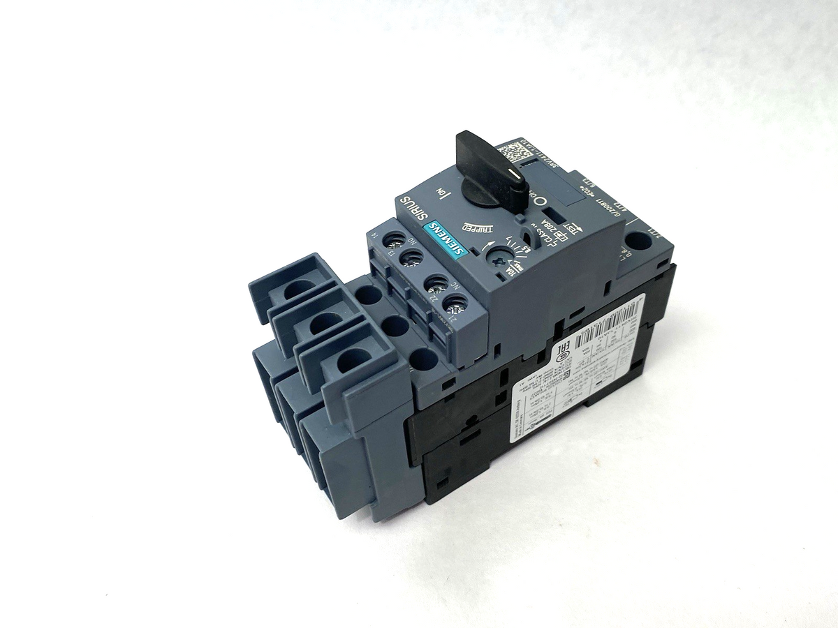 Siemens 3RV2411-1JA10 SIRIUS Circuit breaker size S00 for transformer protection - Maverick Industrial Sales