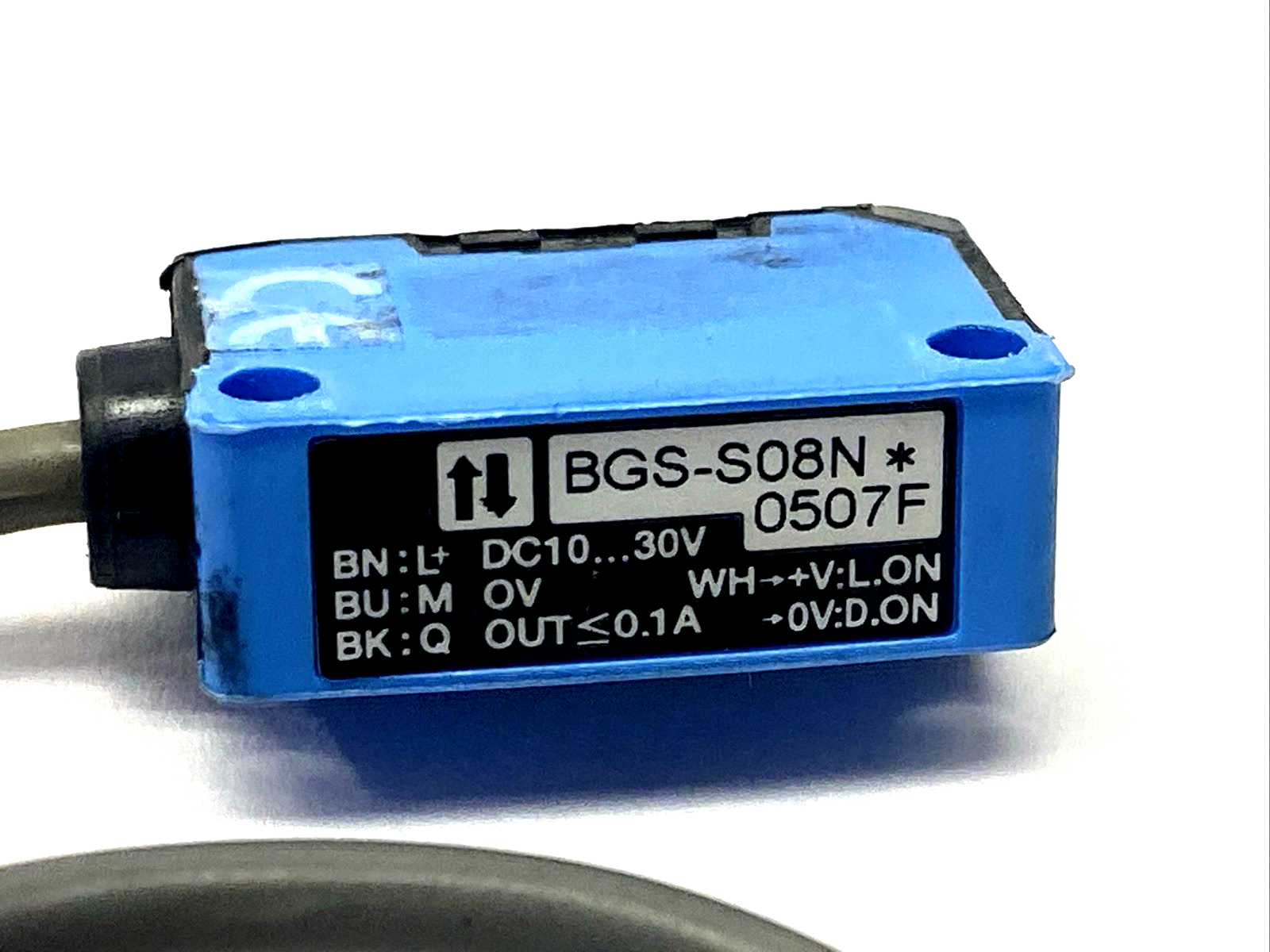 BGS-S08N | Sick Optex Photoelectric Sensor, CUT CABLE - Used - Maverick Industrial Sales