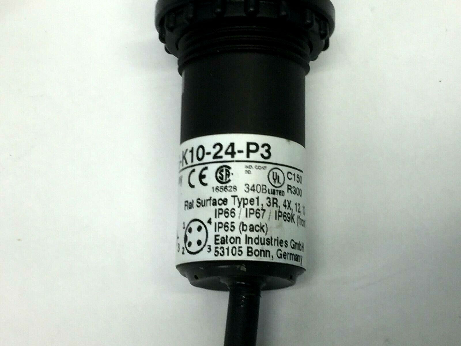 Eaton C22-DL-G-K10-24-P3 Luminated Green Pushbutton Switch - Maverick Industrial Sales