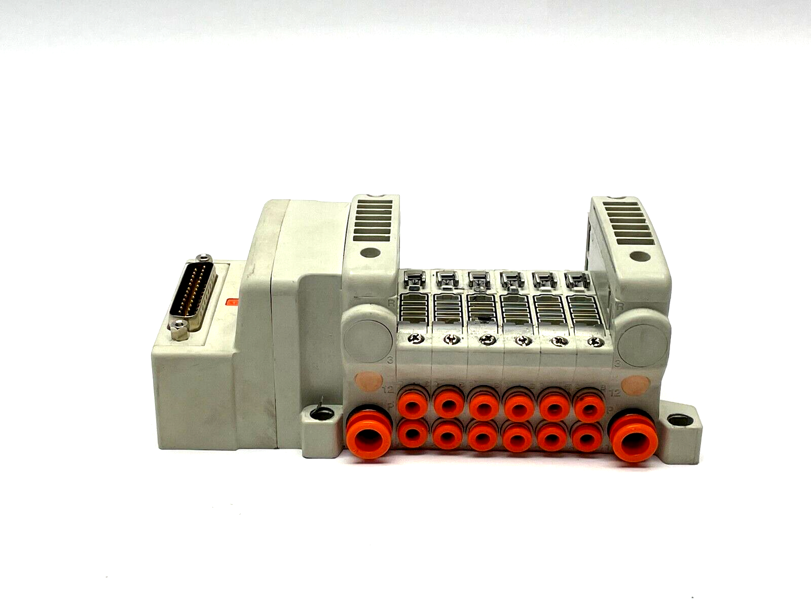 VV5QC11-06N3FD0-S | SMC Base Mounted Manifold Plug-In - Used - Maverick Industrial Sales