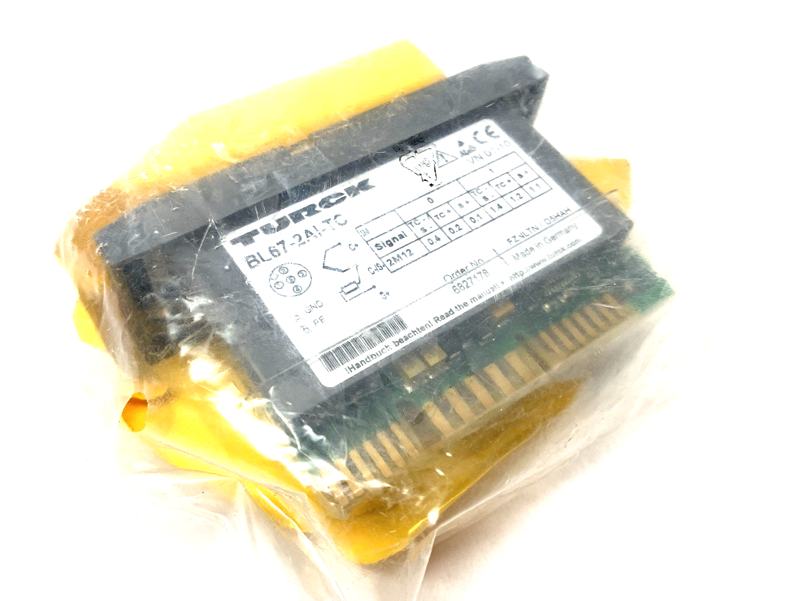 BL67-2AI-TC | Turck Electronic Thermoelement 2 Analog Input Module 6827178 - New - Maverick Industrial Sales