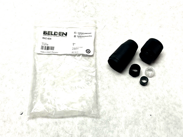 Belden RKC 40/9 Female Power Field Attachable Connector 4-pin 7/8" - Maverick Industrial Sales