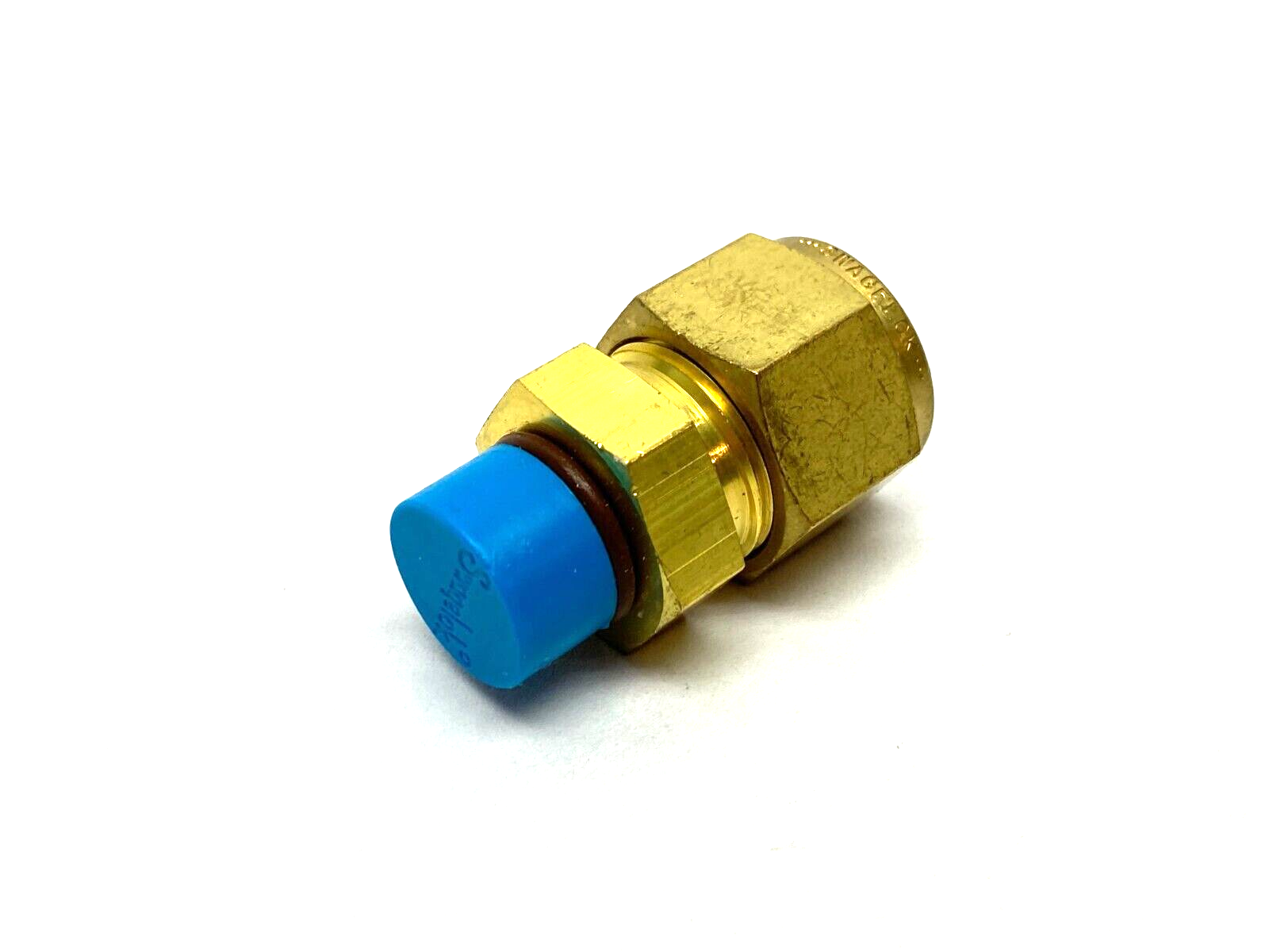 Swagelok Brass Compression Fitting O-Ring Seal 1/2" OD Tube to 9/16-18 Thread - Maverick Industrial Sales