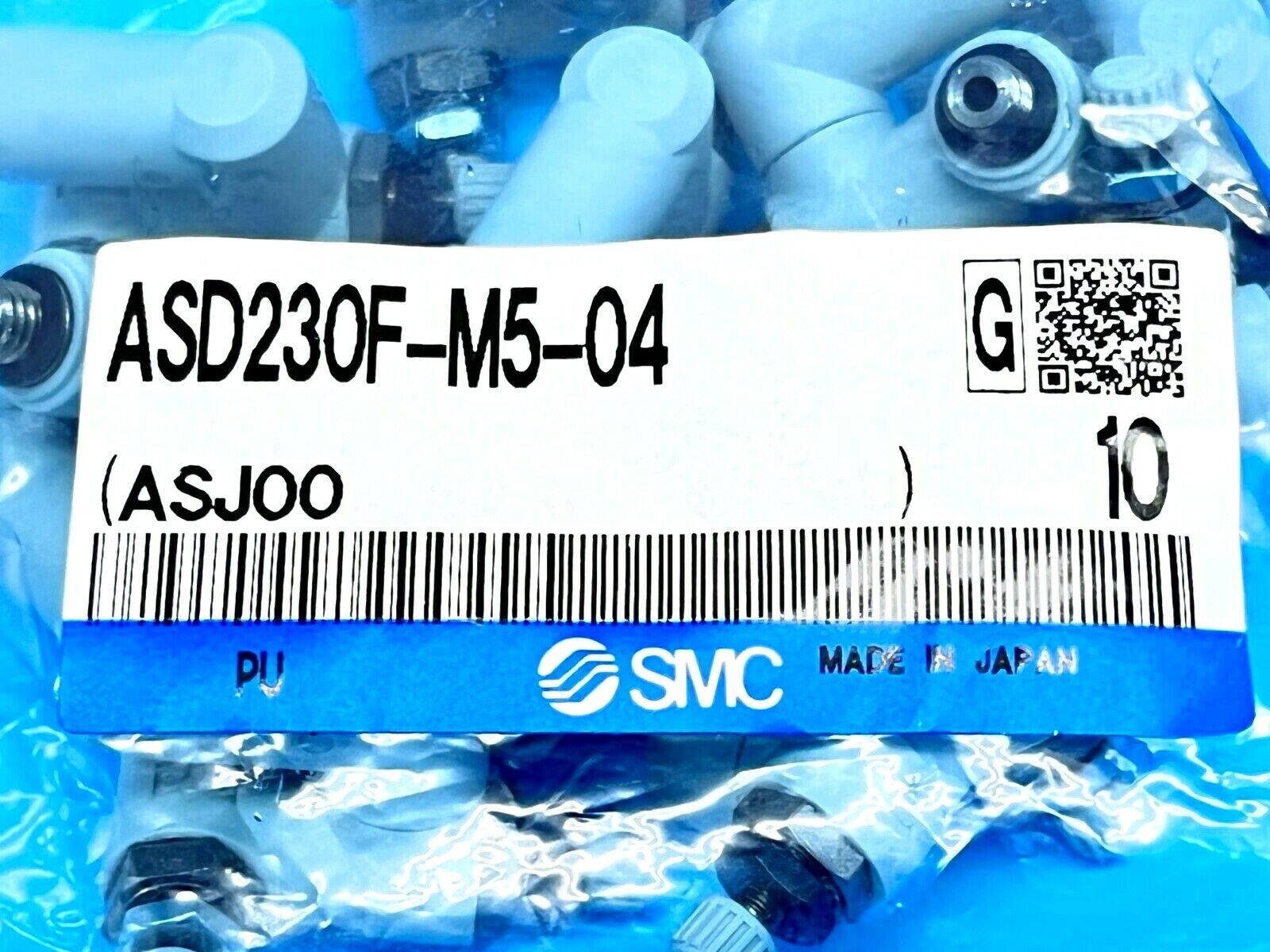 SMC ASD23OF-M5-04 Two-Way Speed Control Valve LOT OF 10 - Maverick Industrial Sales