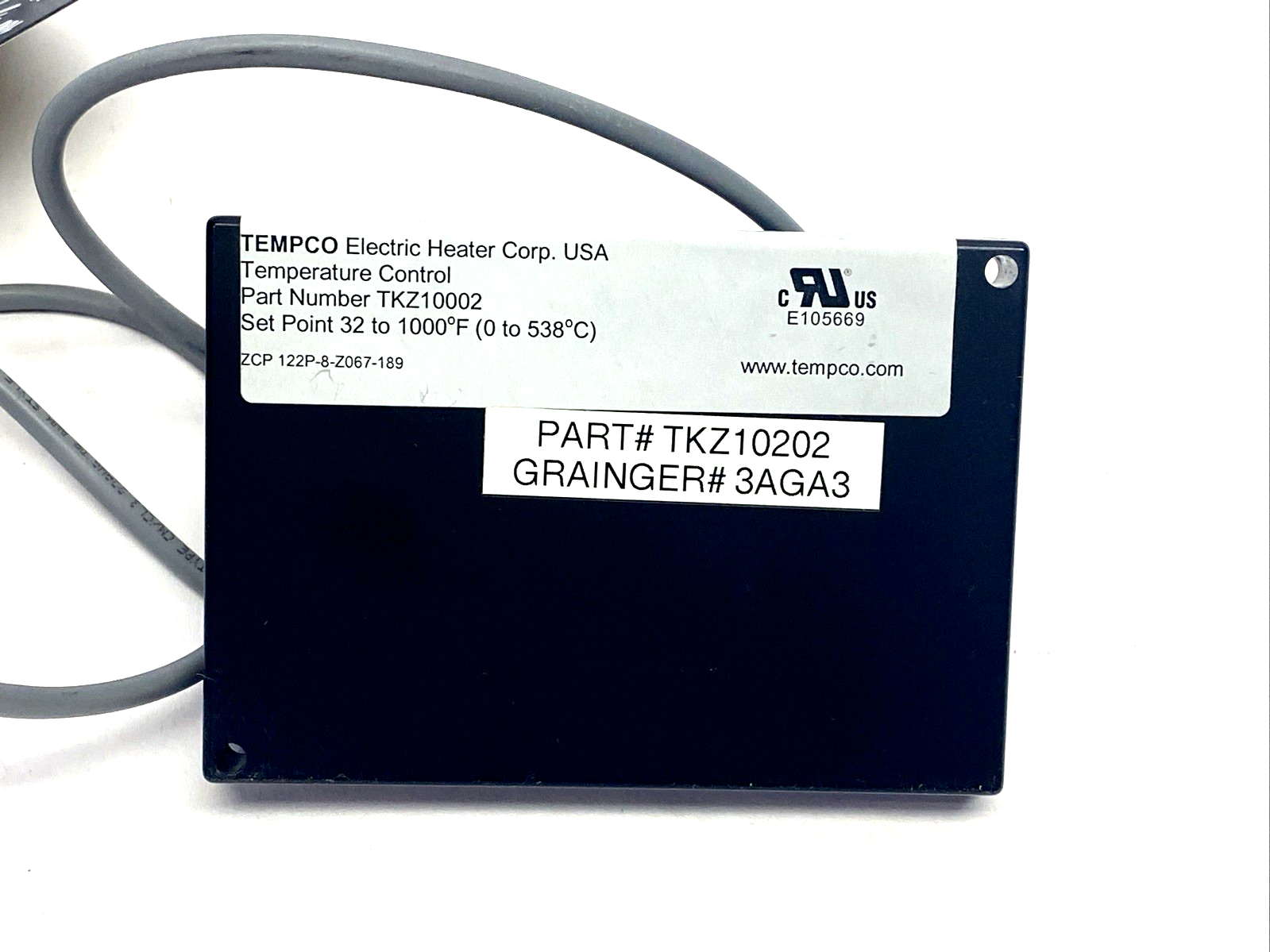 Tempco TKZ10202 Analog Temp Controller 32-1000 Deg. F, TKZ10002 - Maverick Industrial Sales