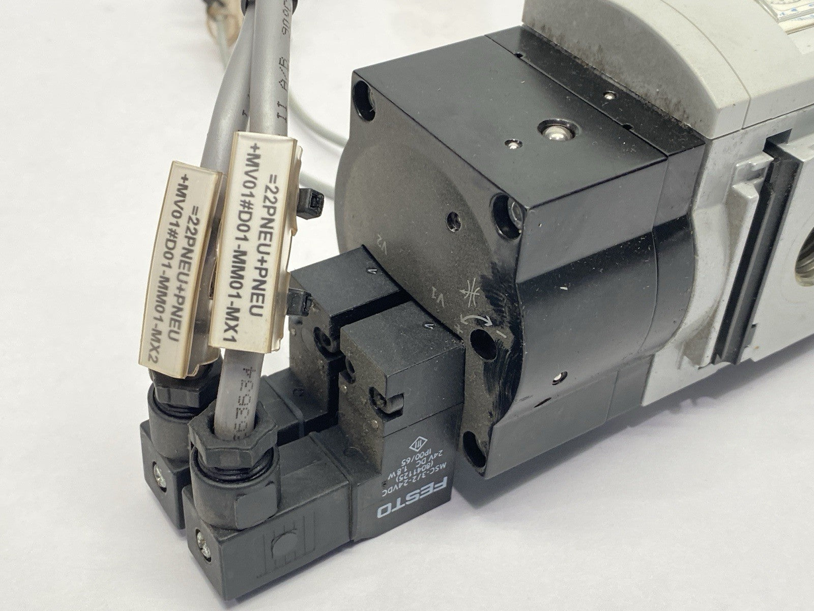 MS6-SV-1/2-D-10V24-2M8-SO-AG | Festo Soft Start Quick Exhaust Valve G1/2 8038490 - Used - Maverick Industrial Sales