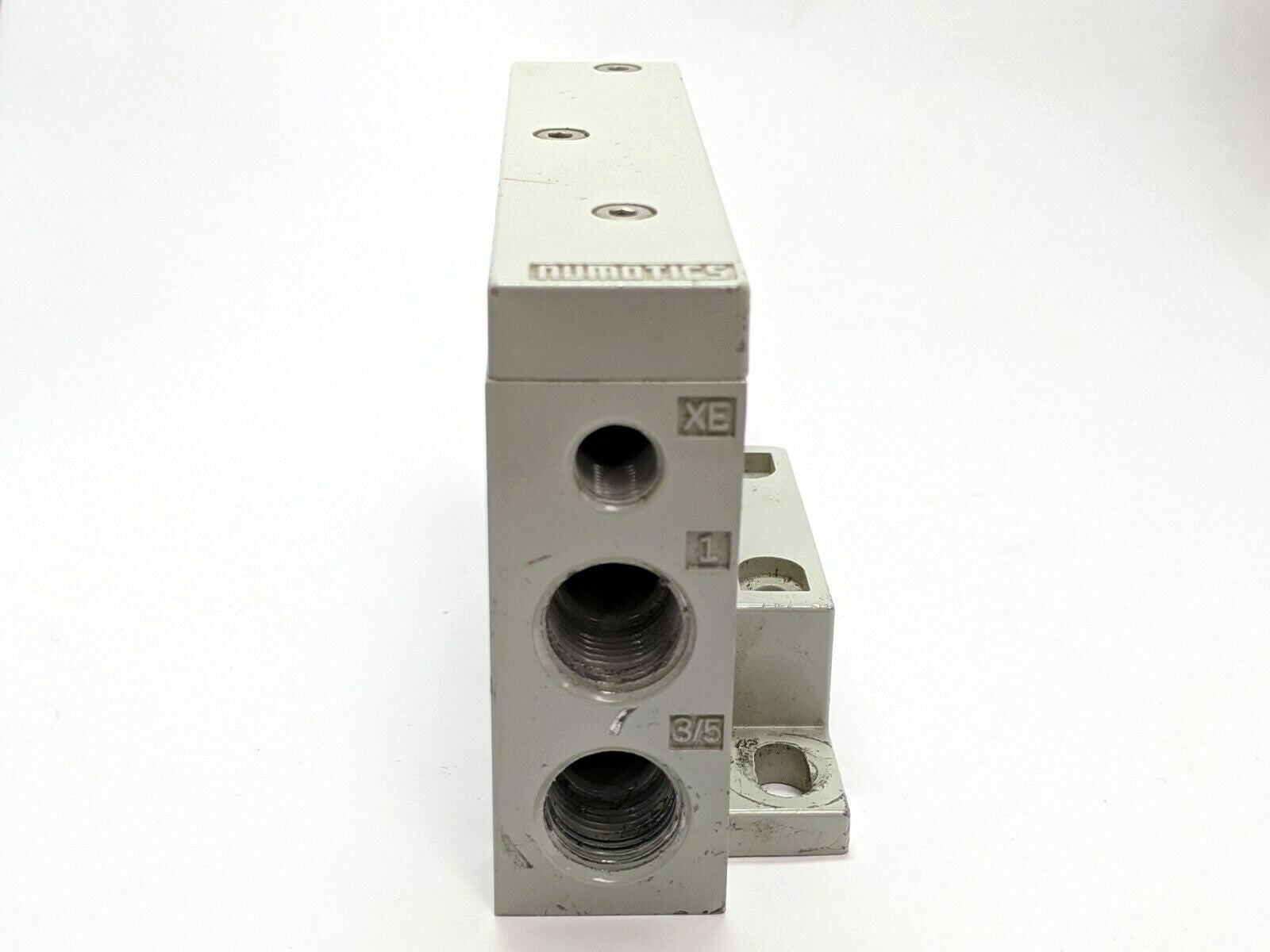 Numatics Manifold End Plate w/ XE 1 3/5 Ports - Maverick Industrial Sales
