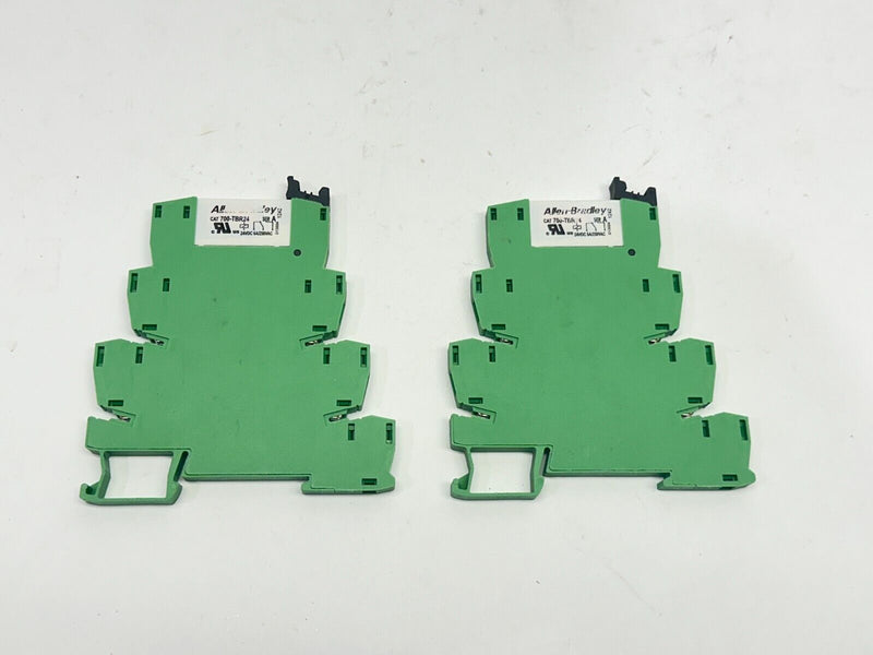 Phoenix Contact PLC-BSC- 24DC/21 Relay Base 2966016 w/ 700-TBR24 Relay LOT OF 2 - Maverick Industrial Sales