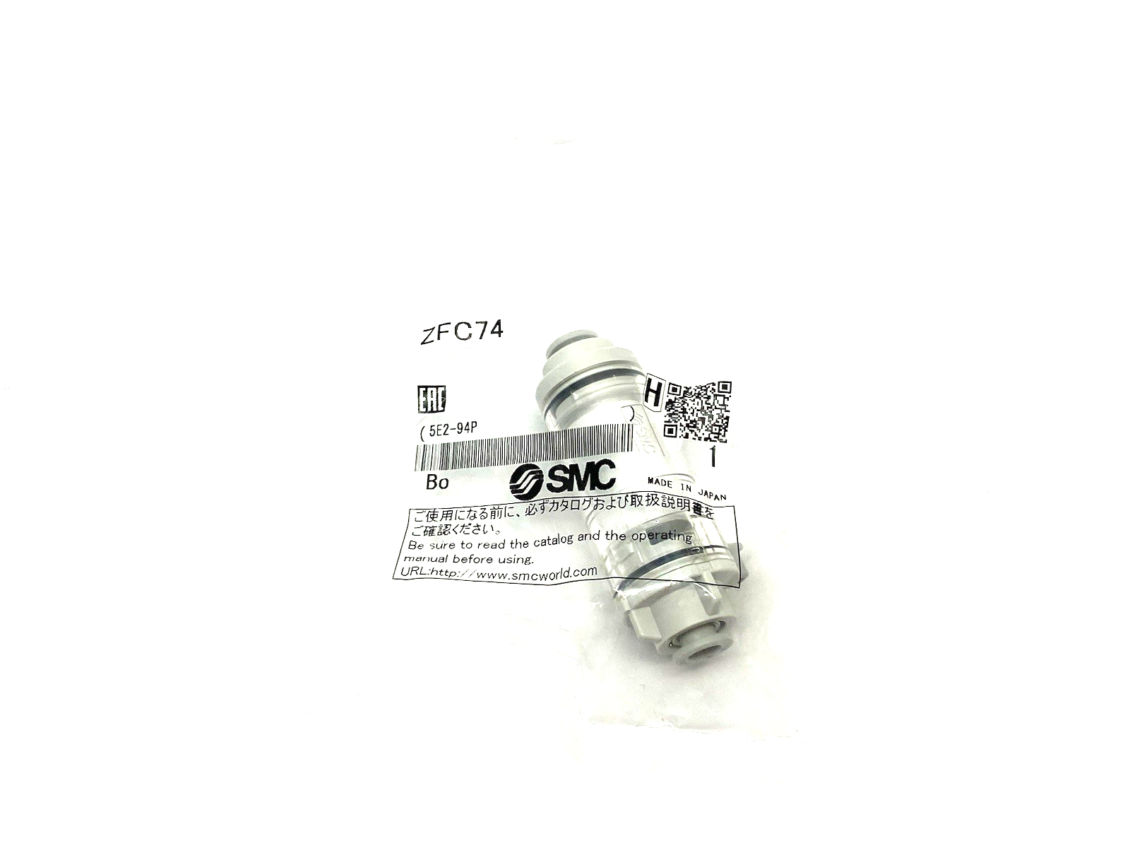 ZFC74 | SMC Air Suction Filter, in-line, Push-to-Connect 6mm O.D. - New - Maverick Industrial Sales