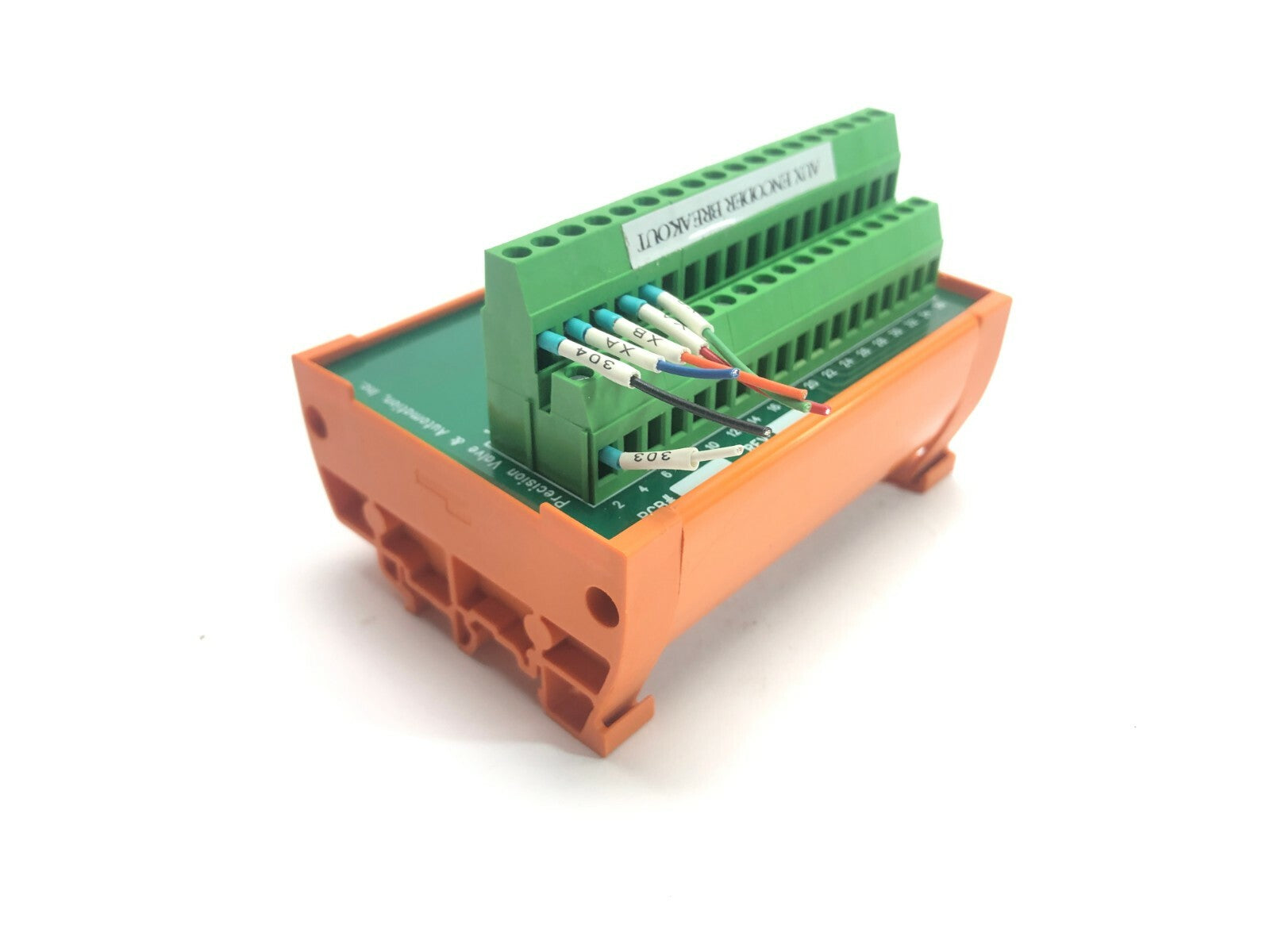Precision Valve & Automation 36 Contact Aux Breakout Encoder DIN Rail Mount - Used - Maverick Industrial Sales