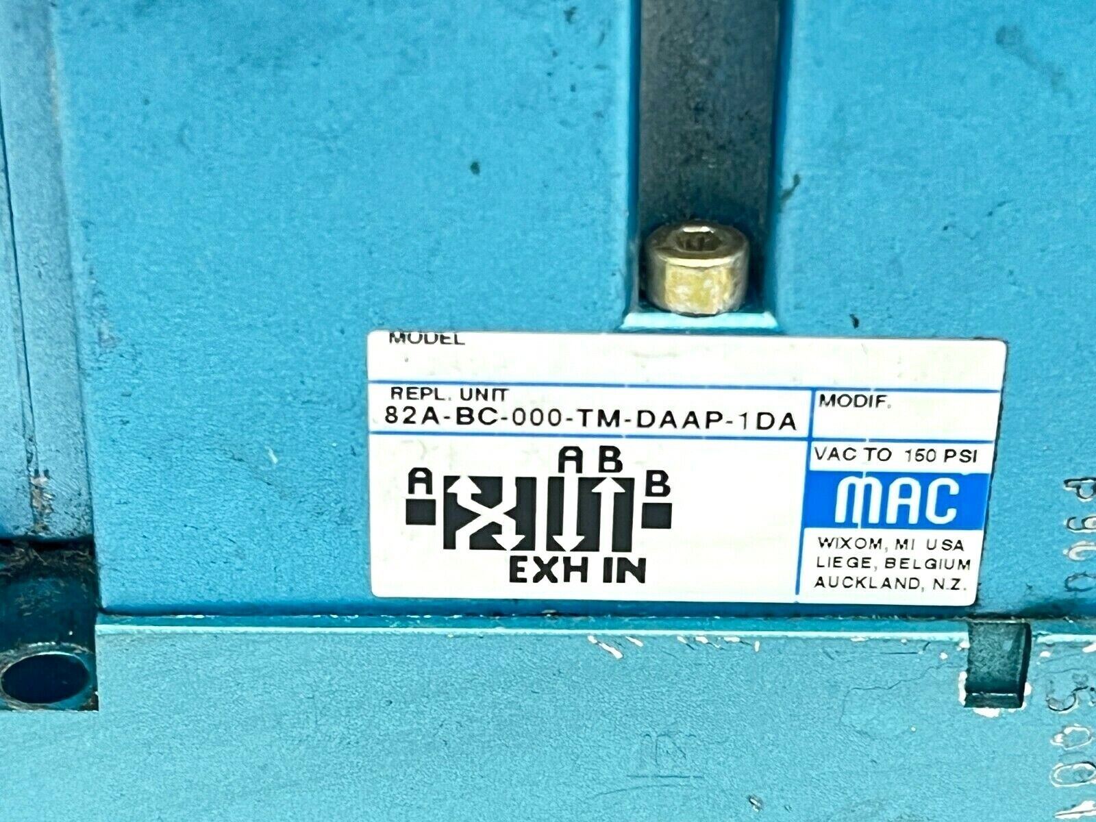 MAC Valves 82A-BC-BKA-TM-DAAP-1DA Solenoid Valve 120V - Maverick Industrial Sales