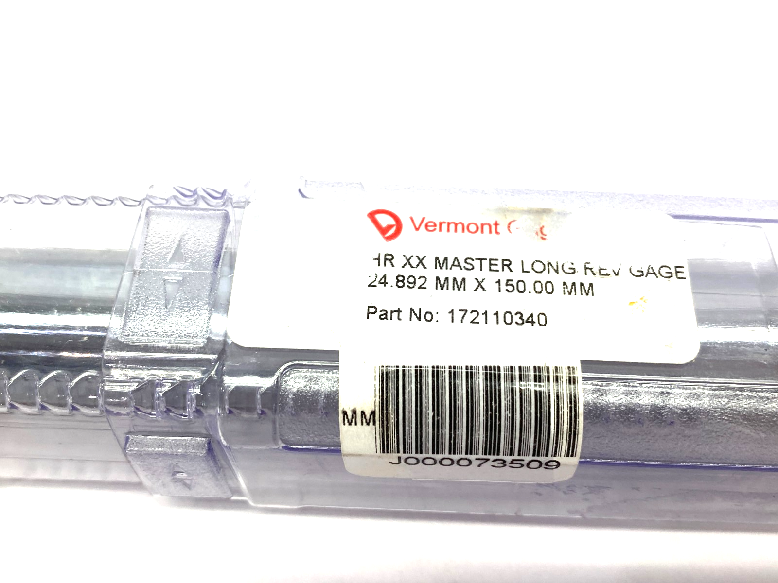 Vermont Gage 172110340 CHR XX Reversible Long Master Gage 24.892mm x 150.00mm - Maverick Industrial Sales