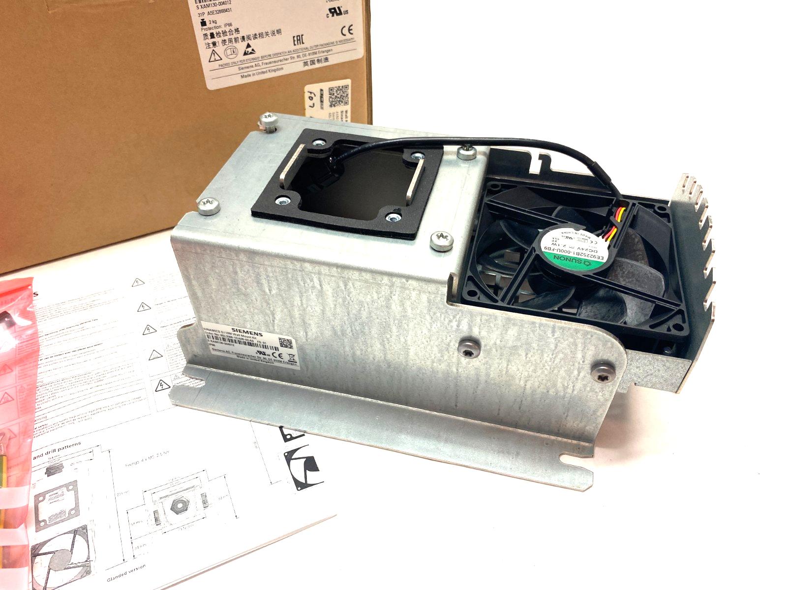 Siemens 6SL3566-1GA00-0GA0 SINAMICS G110M Wall Mount Kit - Maverick Industrial Sales