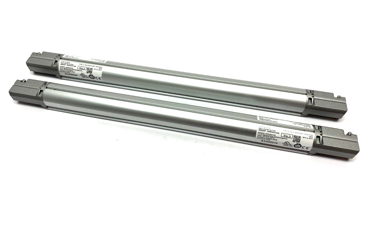 SL-V20H-T, SL-V20H-R | Keyence SL-V20H Light Curtain Set 20 Optical Axes SL-V20H-T/ SL-V20H-R - New – Open box - Maverick Industrial Sales