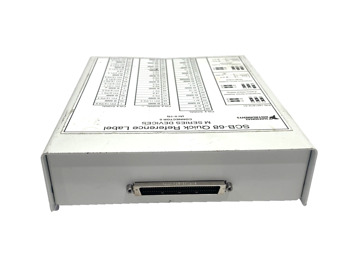 SCB-68 | National Instruments 68-Pin Shielded I/O Terminal Block Unit 182469F-01L - For parts or not working - Maverick Industrial Sales