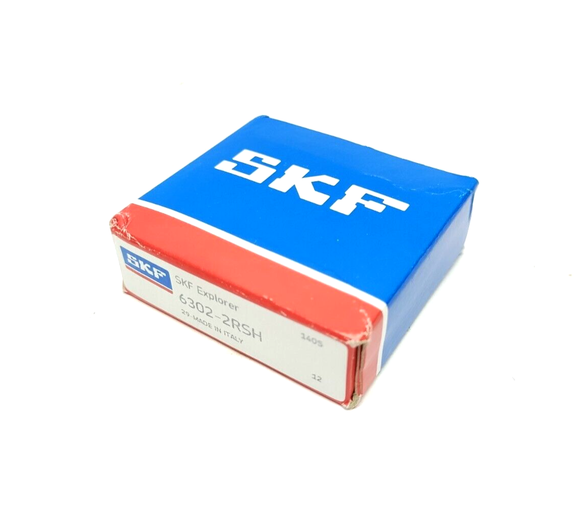 SKF 6302-2RSH Deep Groove Ball Bearing 15mm Bore 42mm OD 13mm Wide LOT OF 4 - Maverick Industrial Sales