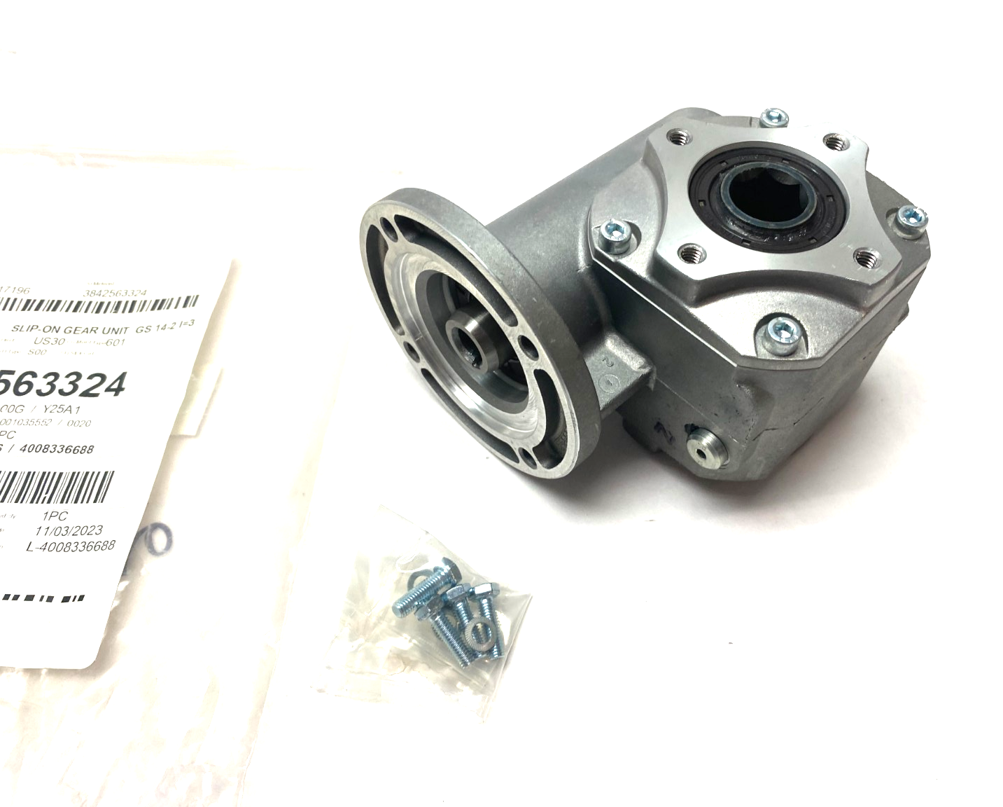 Bosch Rexroth 3842563324 Slip-On Gear Unit 30:1 GS 14-2 - Maverick Industrial Sales