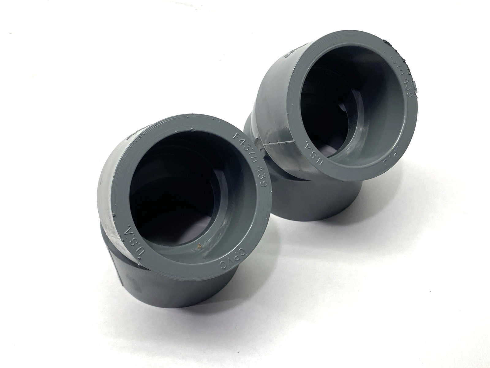 N/A | Lasco CPVC 45° Elbow Fitting 2" SCH 80 LOT OF 2 - New – Open box - Maverick Industrial Sales