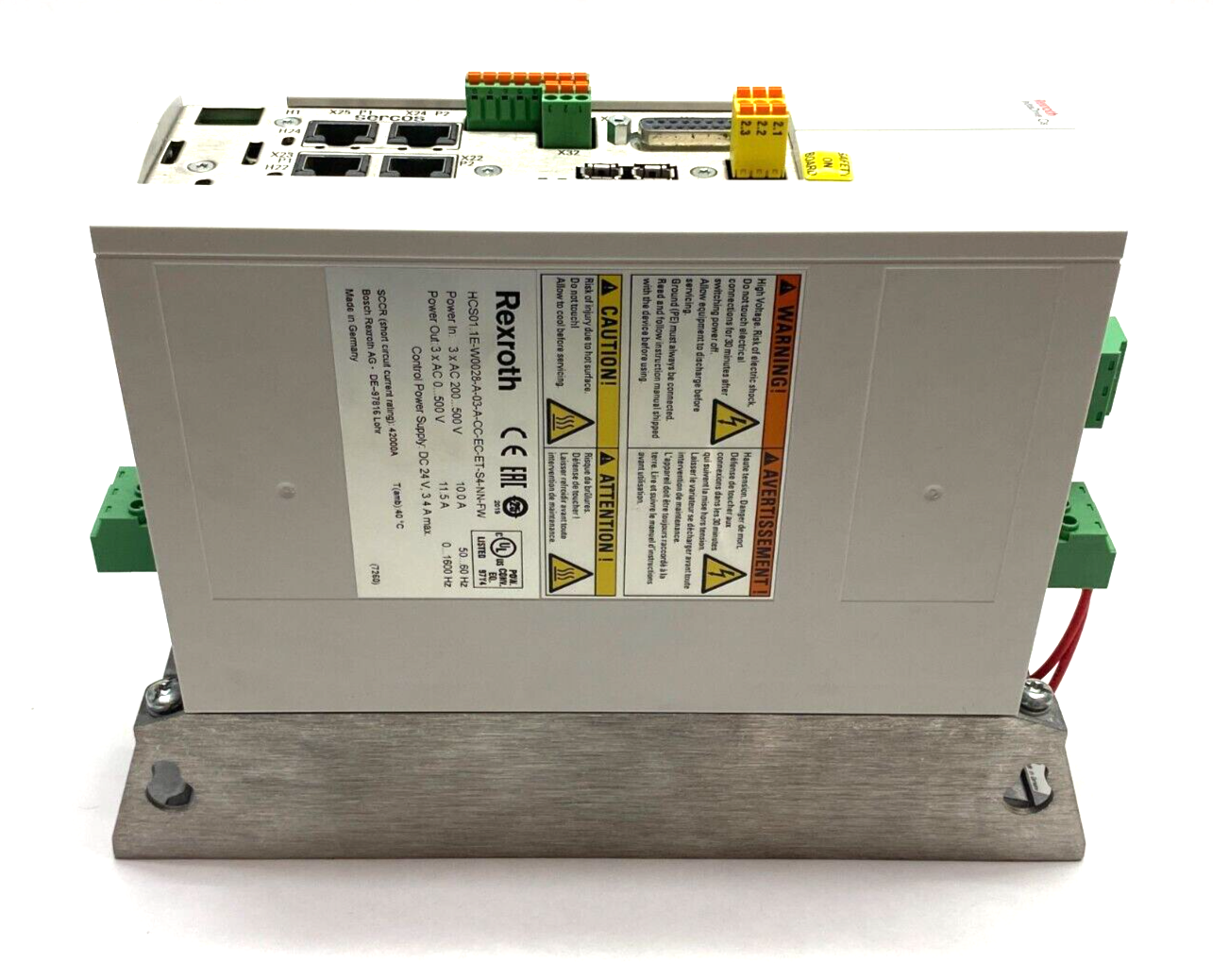 Bosch Rexroth R911342833 IndraDrive Cs Compact Converter Drive High Overload Cap - Maverick Industrial Sales