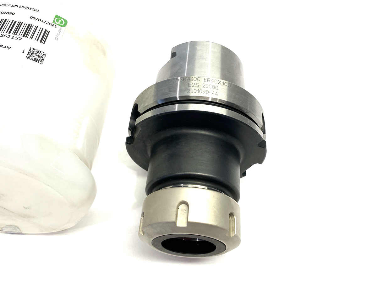 Iscar HSK A100 ER40X100 Collet Chuck HSK DIN69893 form A Tapered Shank 4561157 - Maverick Industrial Sales