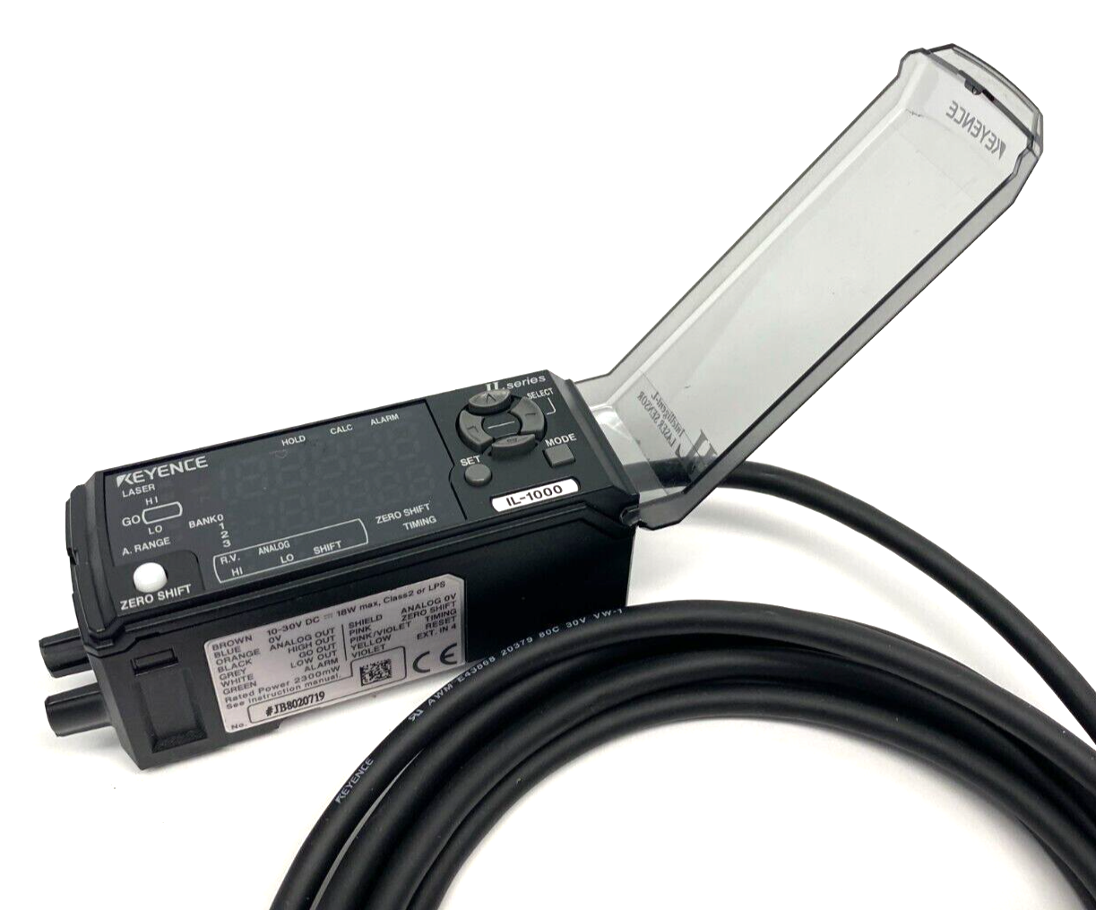 Keyence IL-1000 Multi-Function Laser Sensor Amplifier Unit DIN-Rail Mount Type - Maverick Industrial Sales