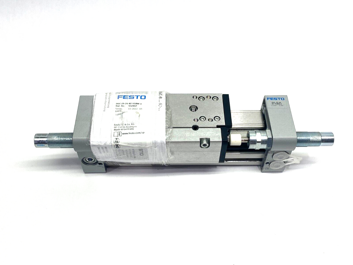 Festo DGC-25-24-KF-YSRW-A Dbl-Acting Linear Actuator Drive 24mm Stroke 532447 - Maverick Industrial Sales