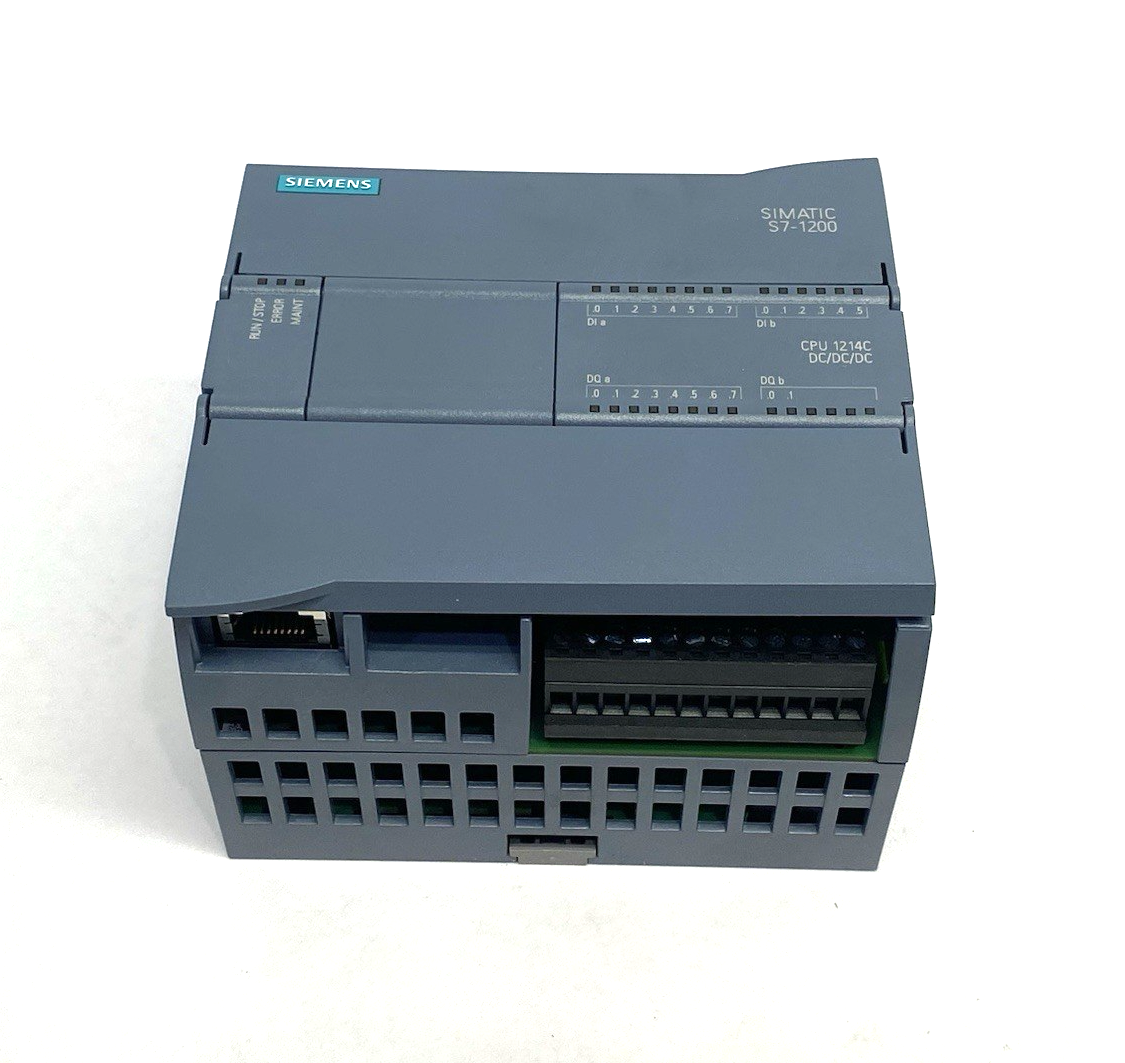 Siemens 6ES7214-1AG40-0XB0 SIMATIC S7-1200 Compact CPU Unit 1214C DC/DC/DC - Maverick Industrial Sales
