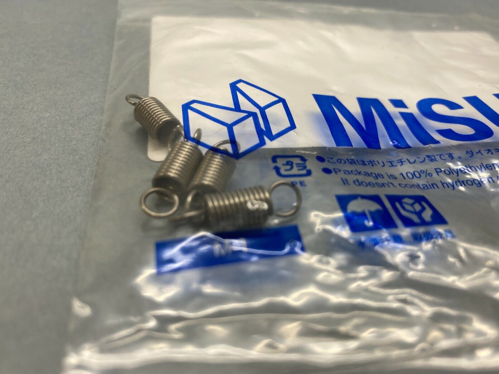 Misumi BUSS6-20 Standard Extension Spring 20mm Free Length 6mm OD PKG OF 8 - Maverick Industrial Sales