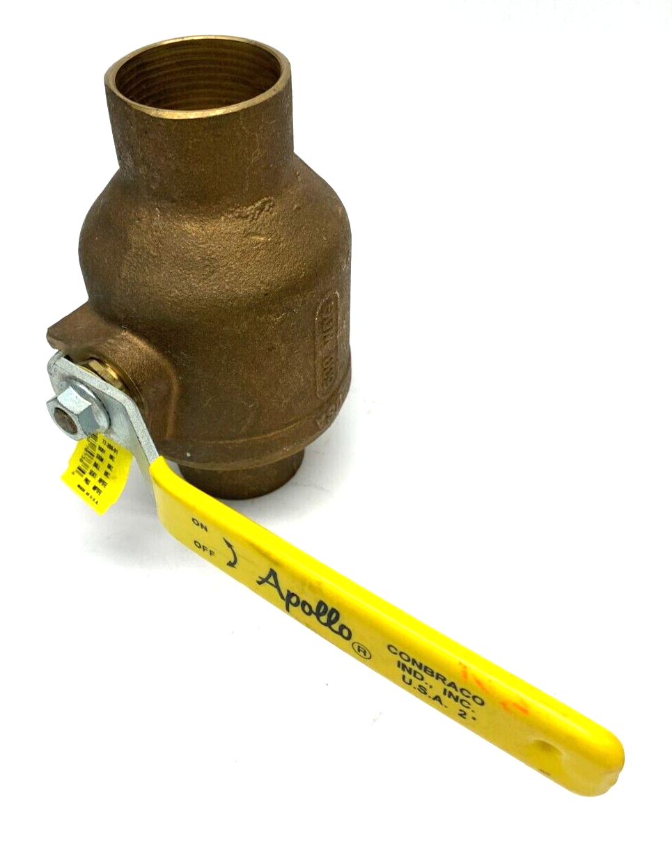 Apollo Conbraco 77-208-01 Bronze Full Port Solder Valve 2" Ball Valve - Maverick Industrial Sales