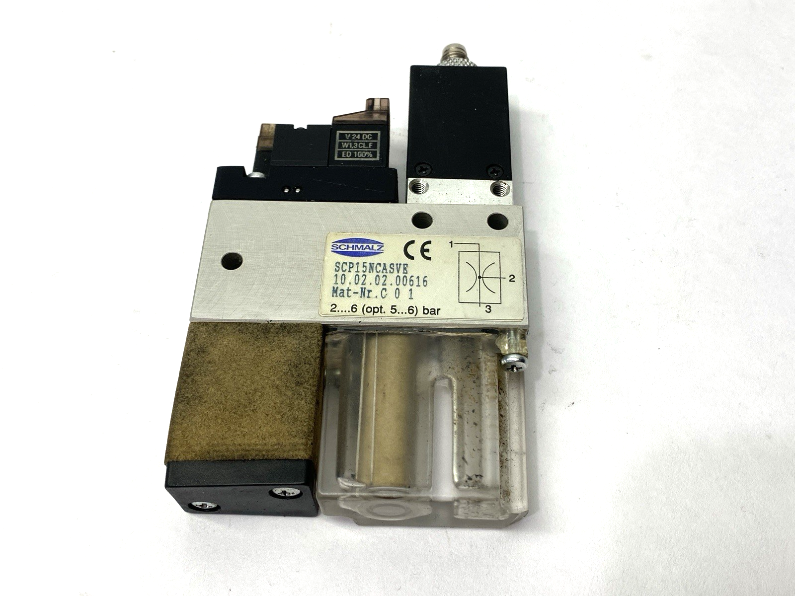 SCP 15 NC AS VE | Schmalz Compact Vacuum Ejector 10.02.02.00616 - Used - Maverick Industrial Sales