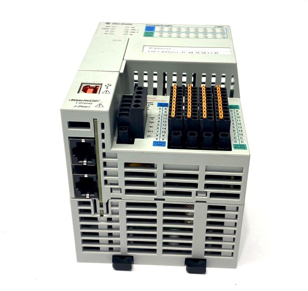 1769-L19ER-BB1B | Allen Bradley Ser. A CompactLogix L19 System Controller, 24 VDC - Used - Maverick Industrial Sales