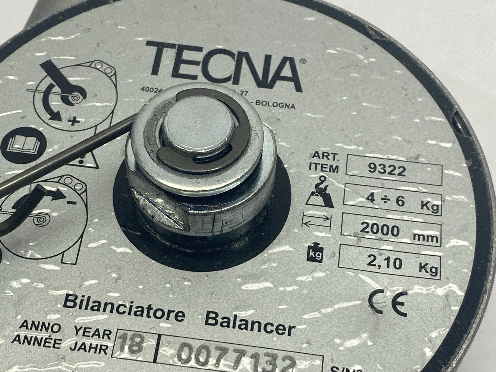 TECNA 9322 Tool Balancer 4-6Kg 6.6ft - Maverick Industrial Sales