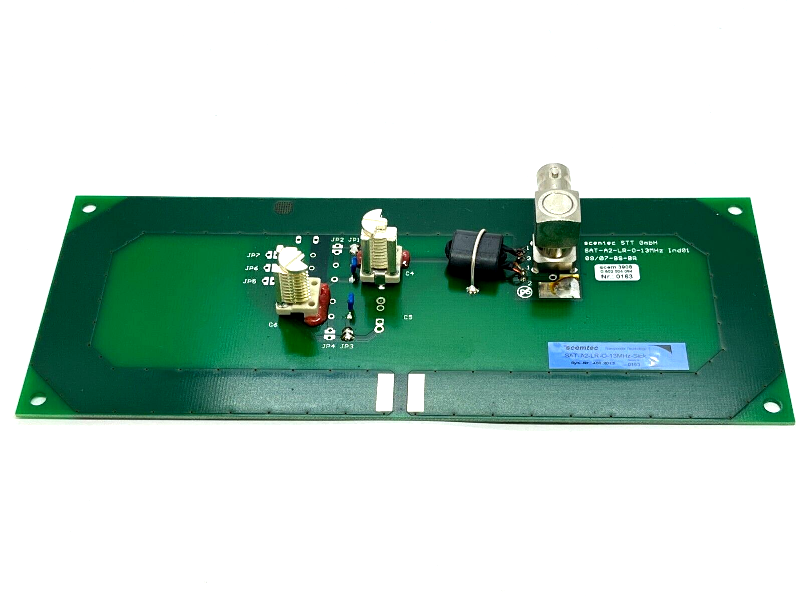 SCEMTEC SAT-A2-LR-O-13MHz-Sick RFID Antenna PCB Board Assembly - Maverick Industrial Sales
