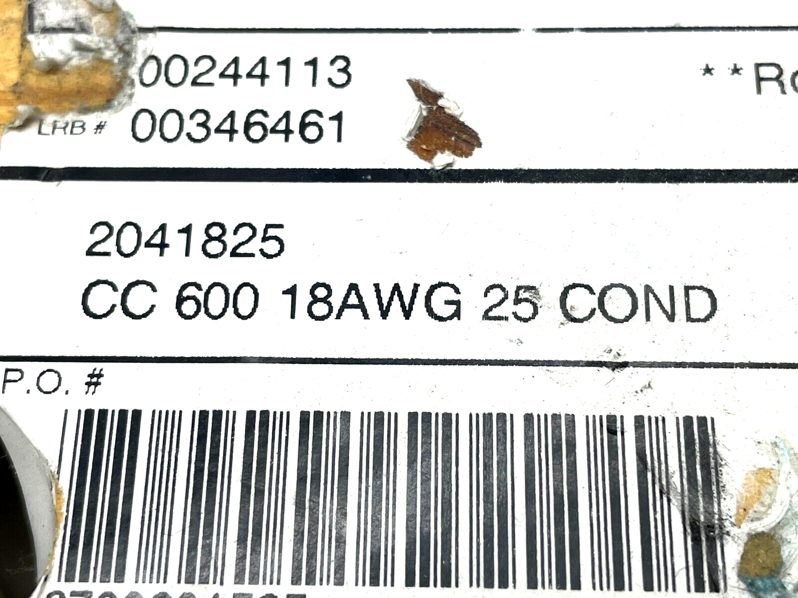 SAB 02041825 Flexible Control Cable 18 AWG 600 V 31lb Spool - Maverick Industrial Sales